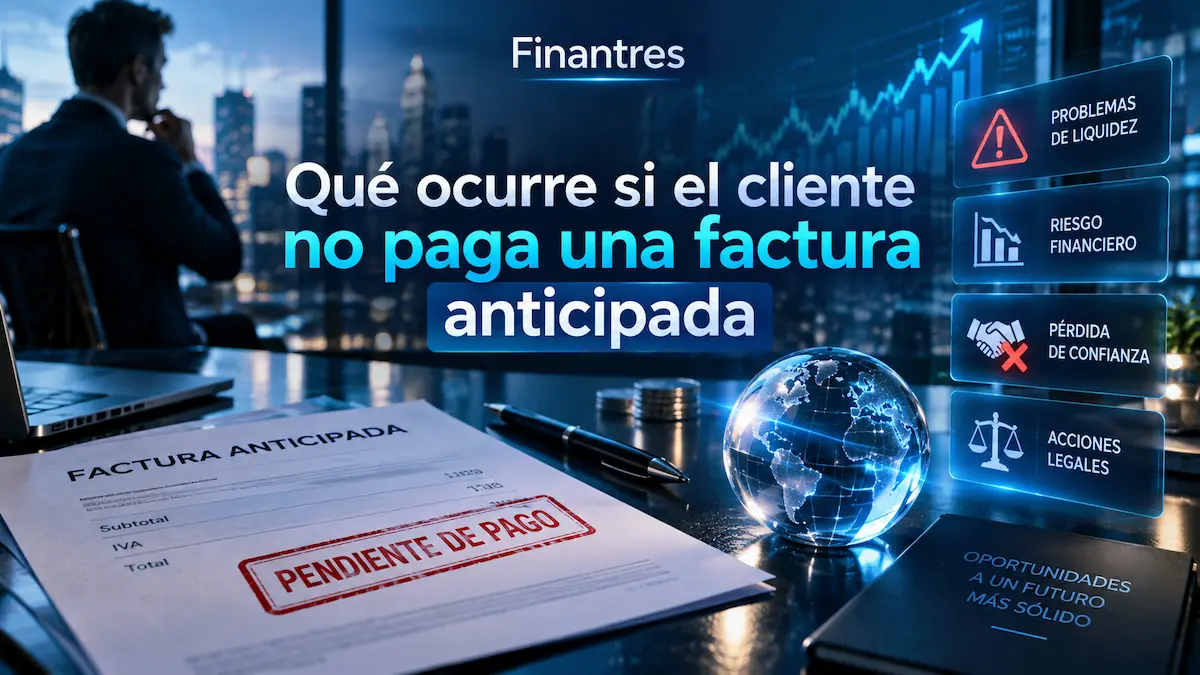 Qué ocurre si el cliente no paga una factura anticipada