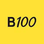 B100 logo