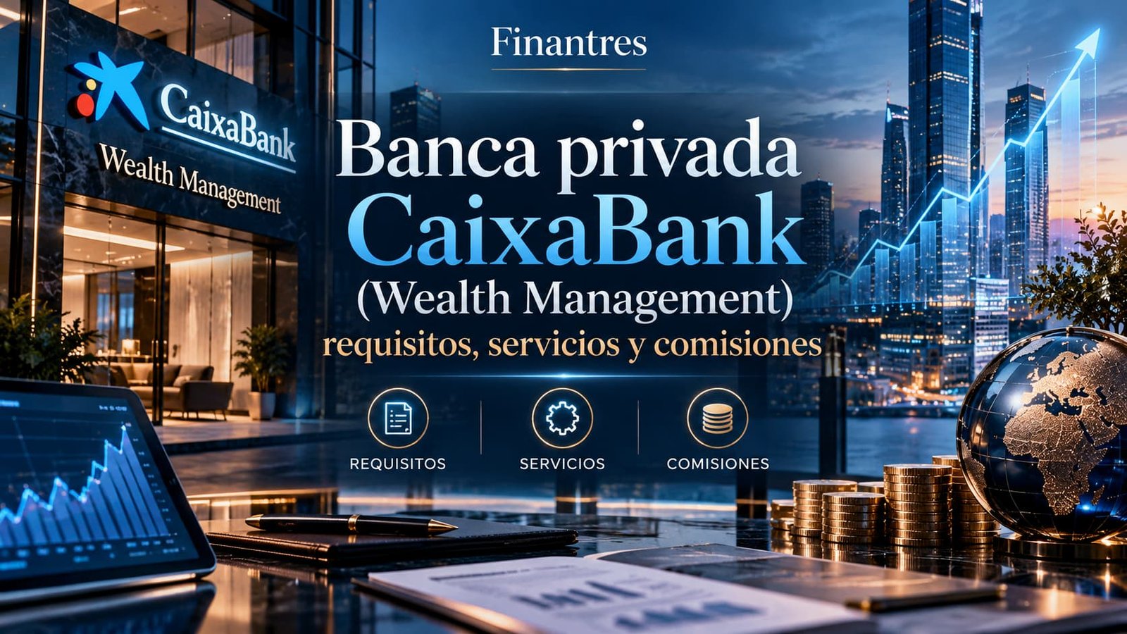 Banca privada CaixaBank (Wealth Management): requisitos, servicios y comisiones