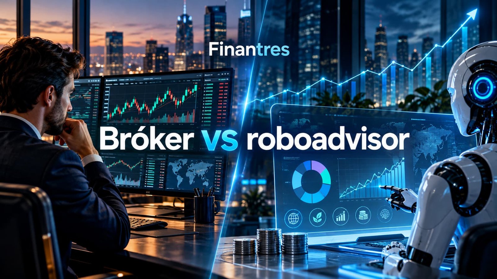 Bróker vs roboadvisor: diferencias y qué elegir