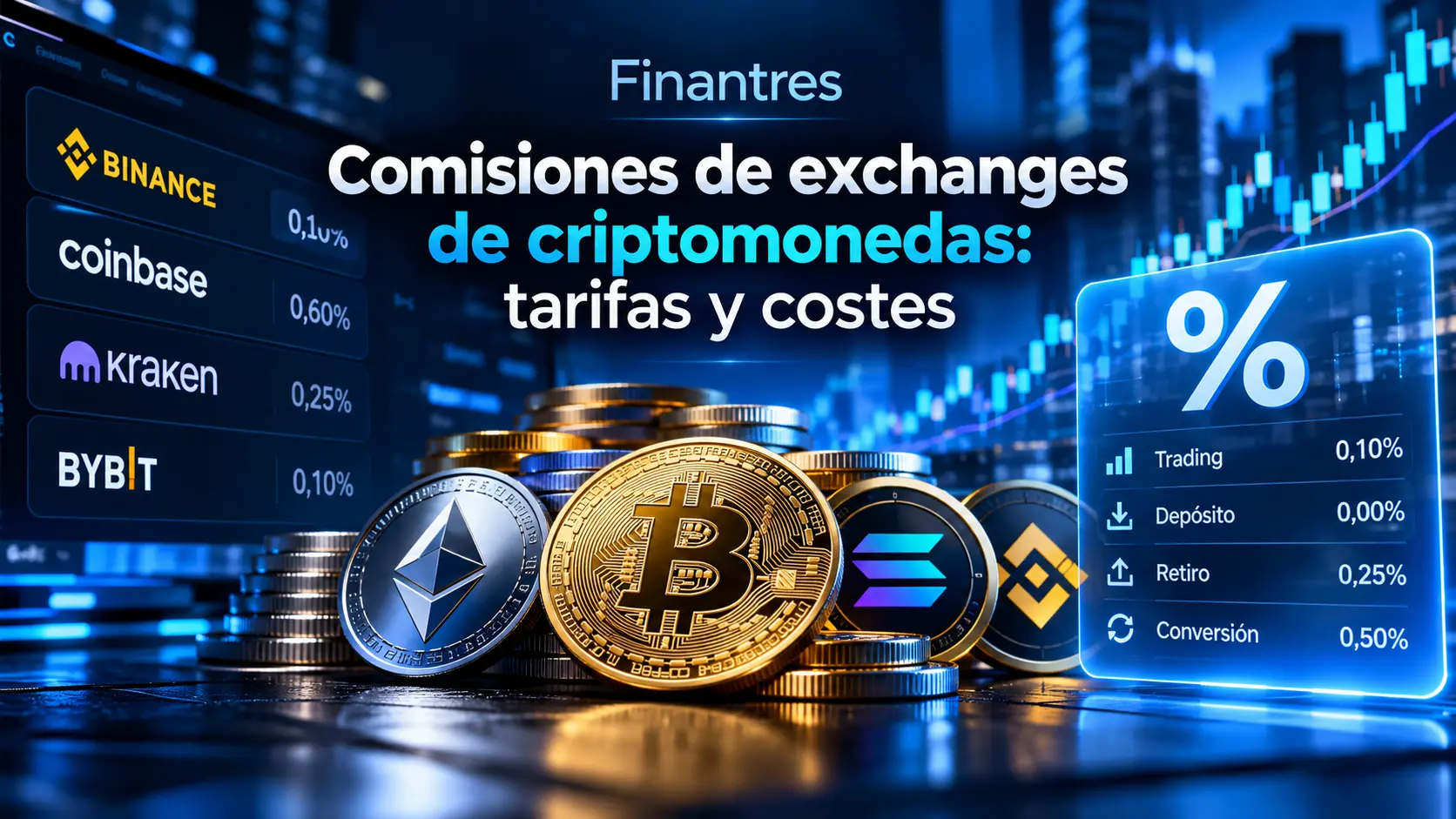 Comisiones de exchanges de criptomonedas: tarifas, costes y cómo pagar menos