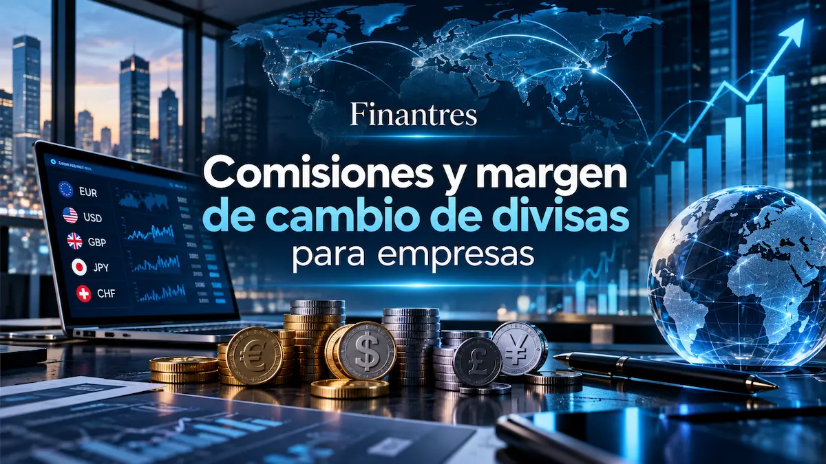 Comisiones y margen de cambio de divisas para empresas