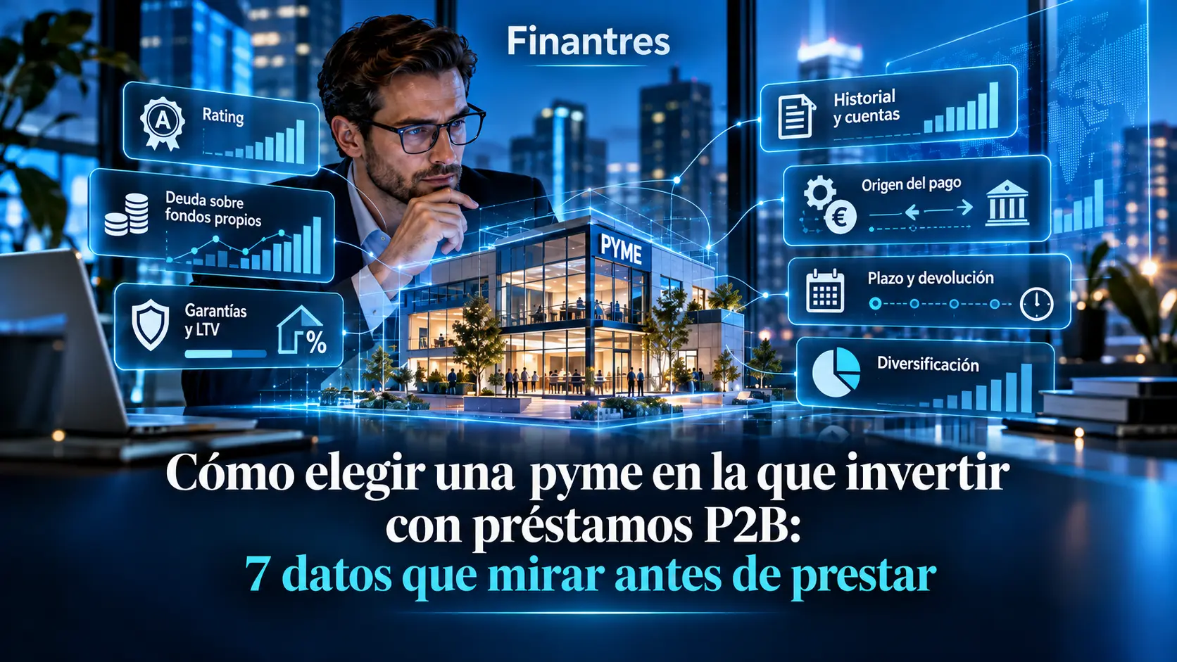 Cómo elegir una pyme en la que invertir con préstamos P2B: 7 datos que mirar antes de prestar
