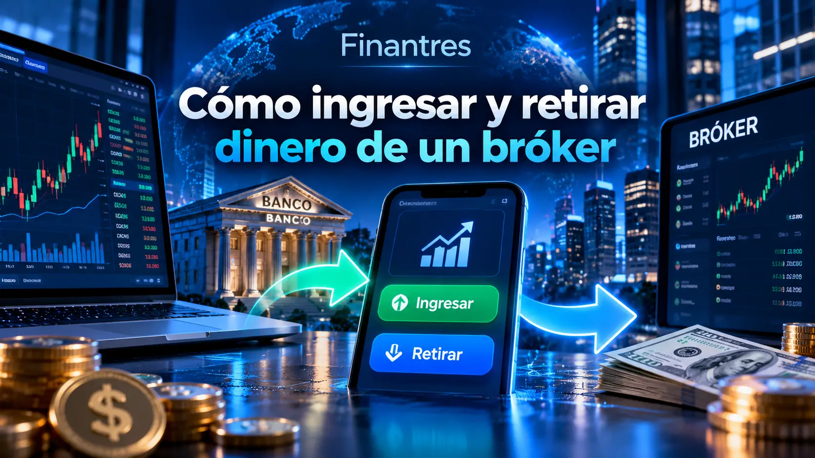 Cómo ingresar y retirar dinero de un bróker: guía completa desde España