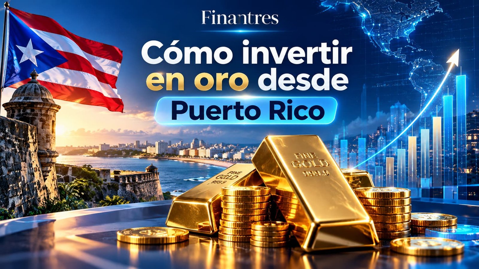 Cómo invertir en oro desde Puerto Rico
