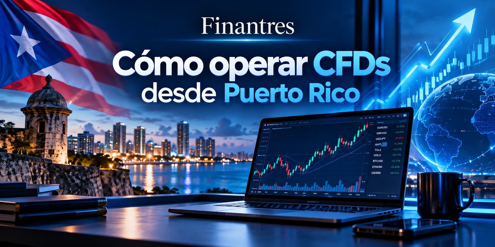 Cómo operar CFDs desde Puerto Rico: qué está permitido y qué alternativas tienes