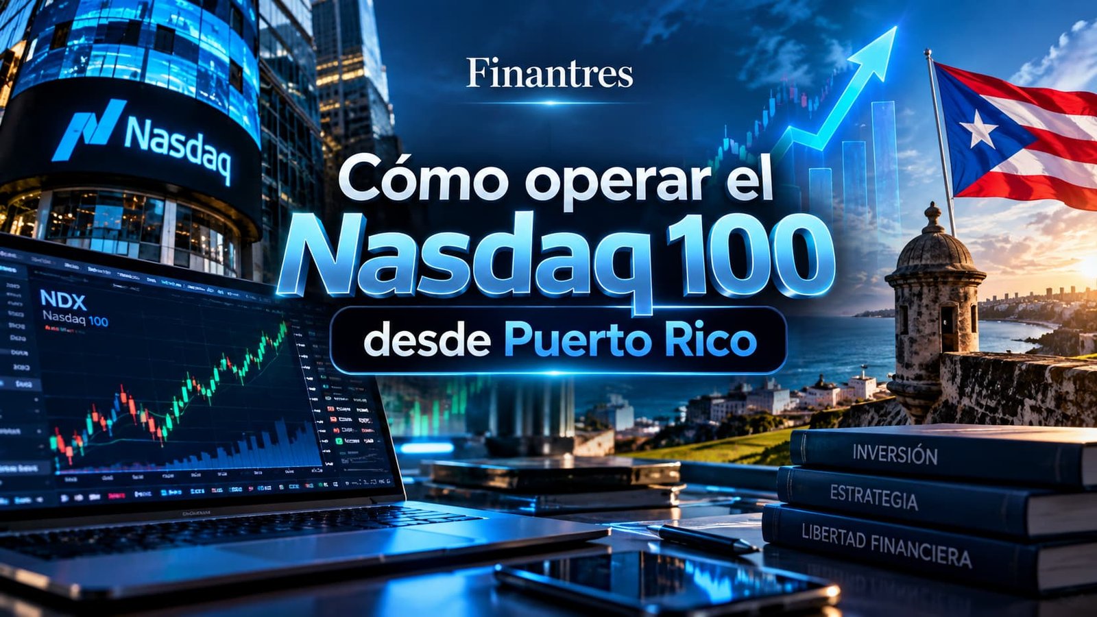 Cómo operar el Nasdaq 100 desde Puerto Rico