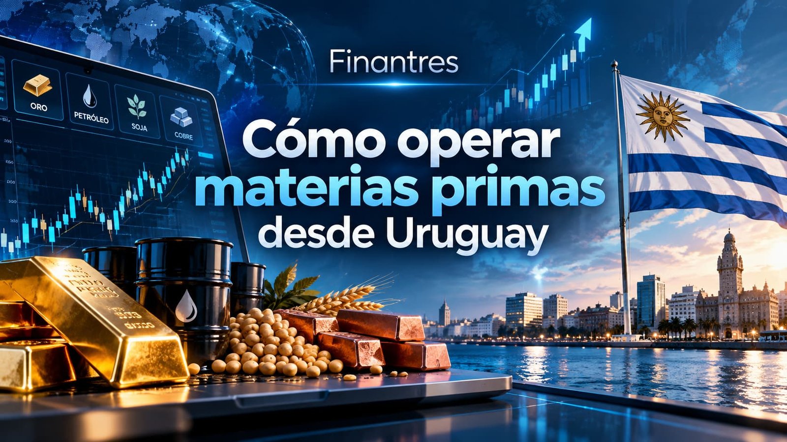 Cómo operar materias primas desde Uruguay