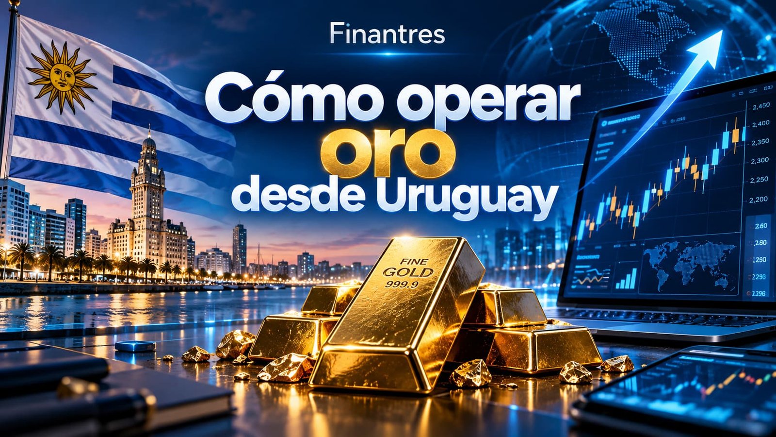 Cómo operar oro desde Uruguay