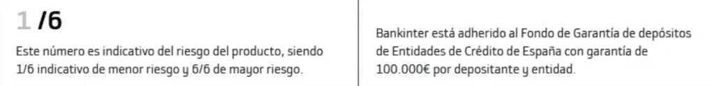 Disclaimer Riesgo Bankinter