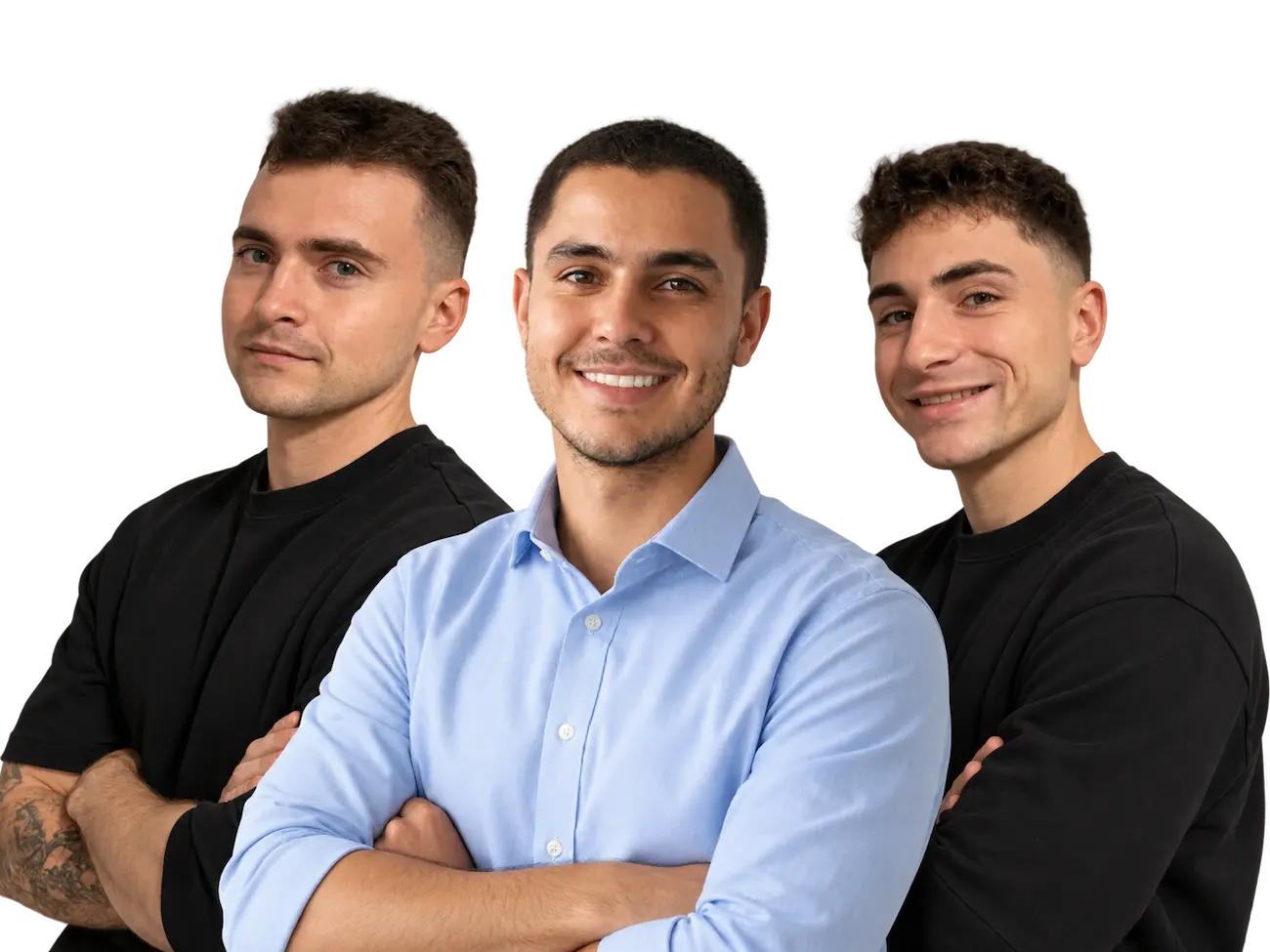 Equipo editorial de Finantres: Alejandro Borja, Javier Borja y Alejandro Valencia