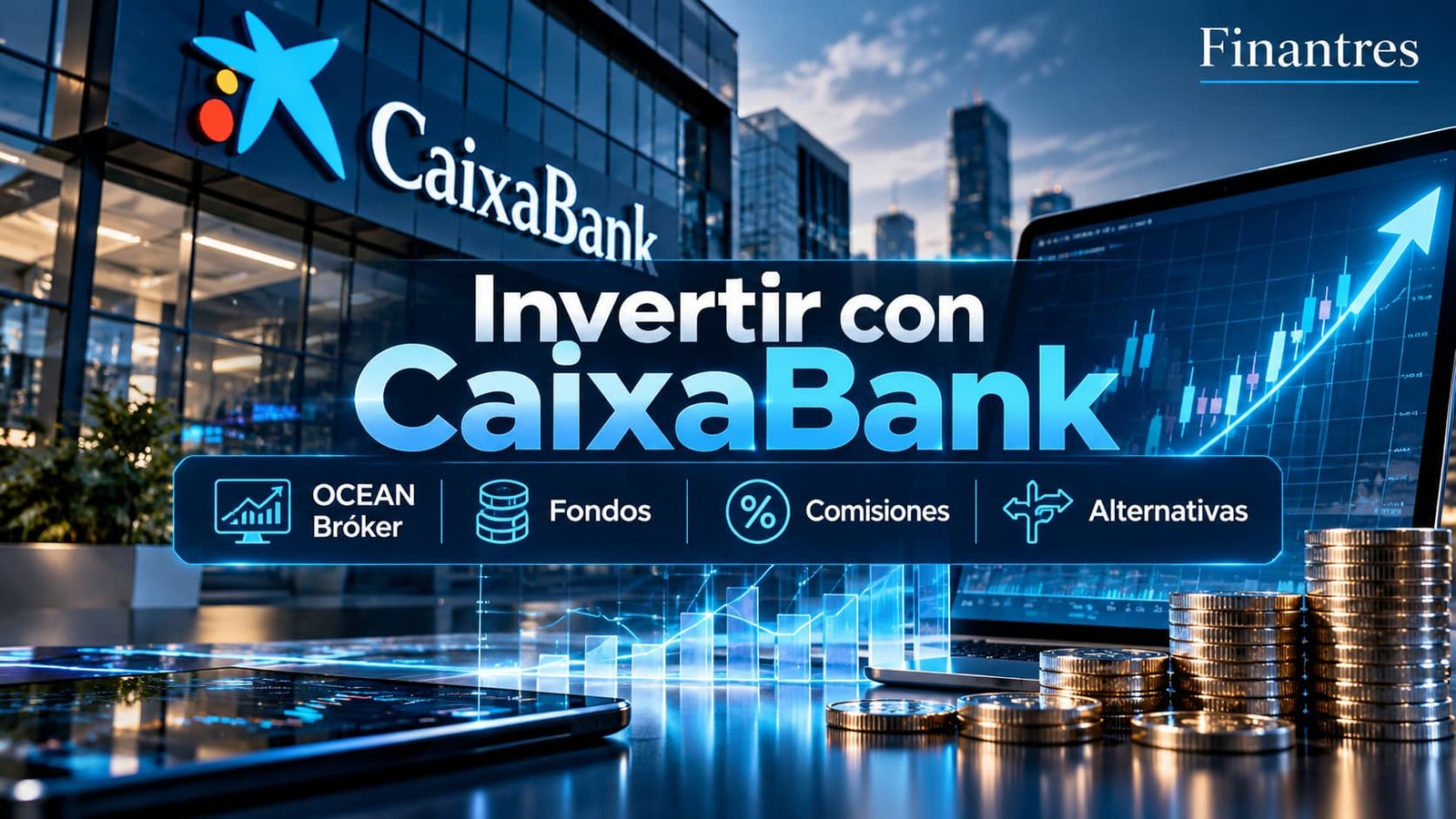 Invertir con CaixaBank OCEAN Bróker fondos comisiones y alternativas