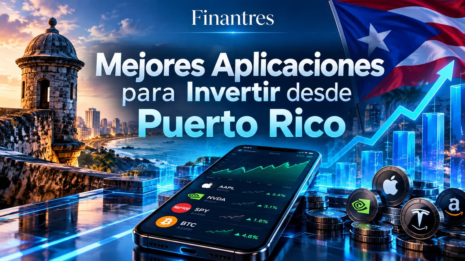 Mejores aplicaciones para invertir desde Puerto Rico