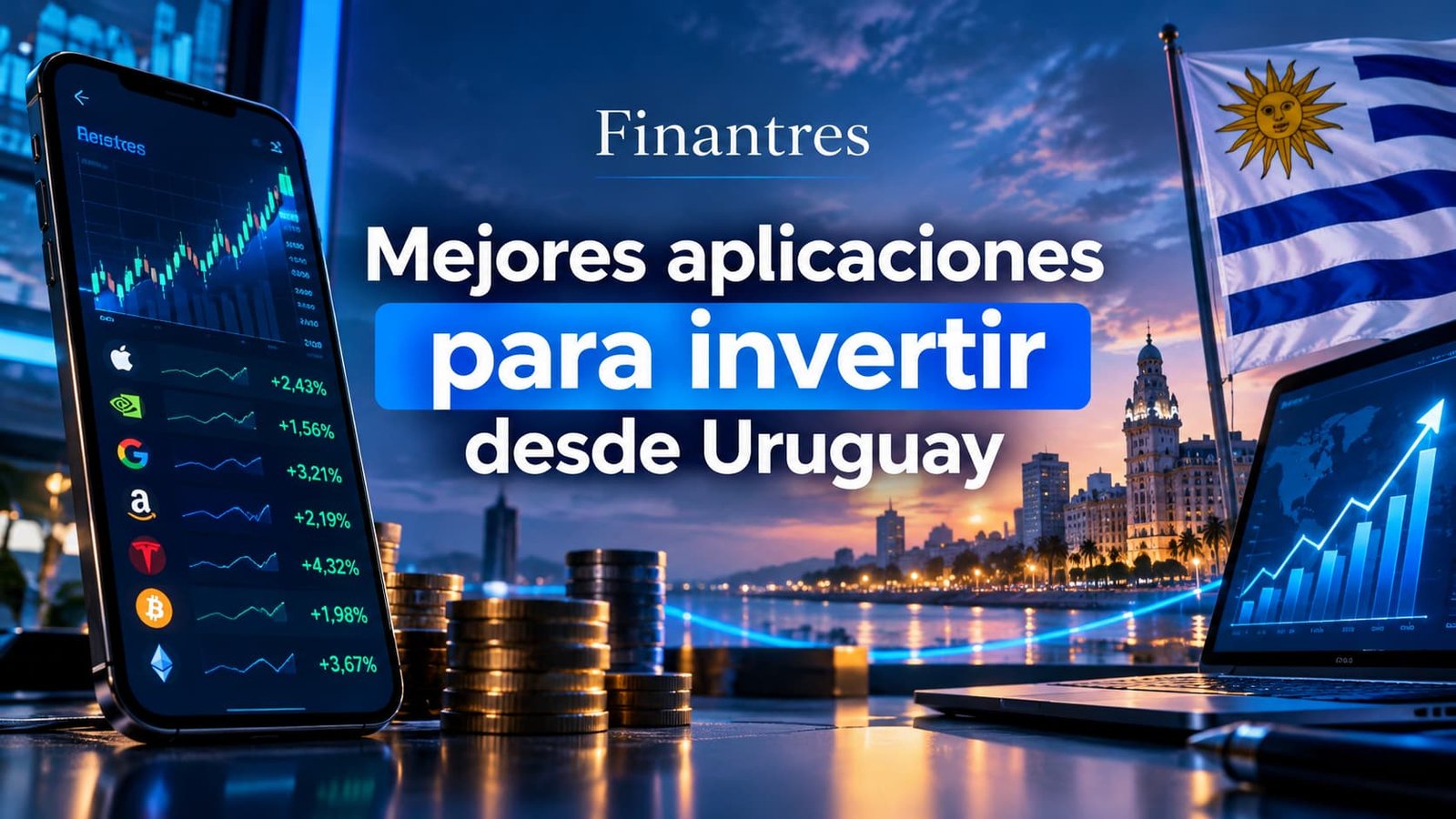 Mejores aplicaciones para invertir desde Uruguay