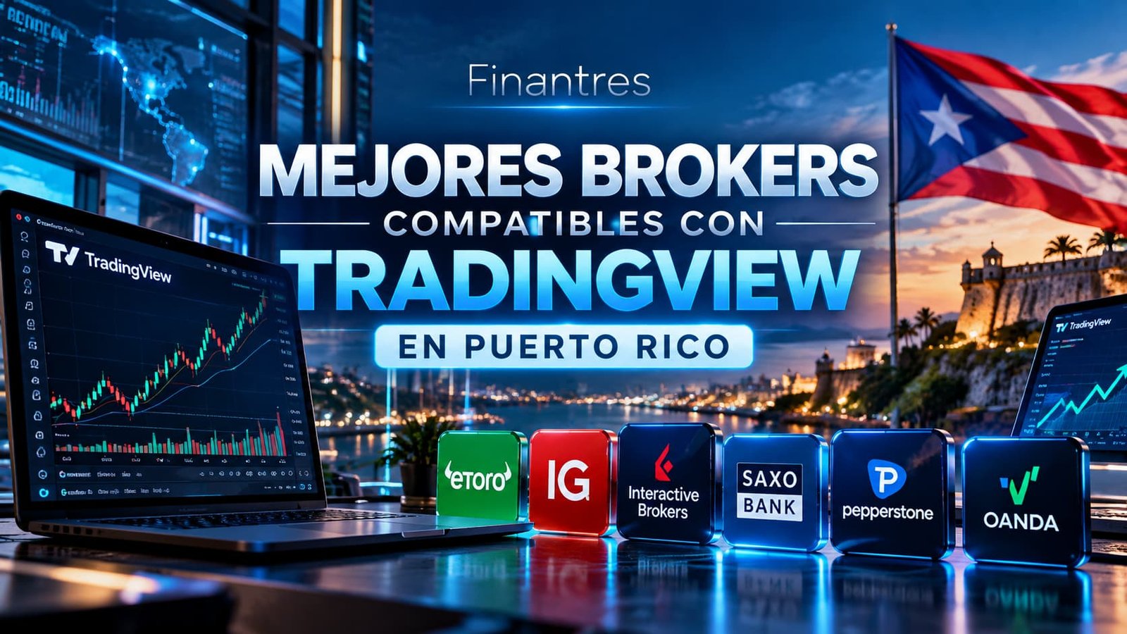 Mejores brokers compatibles con TradingView en Puerto Rico