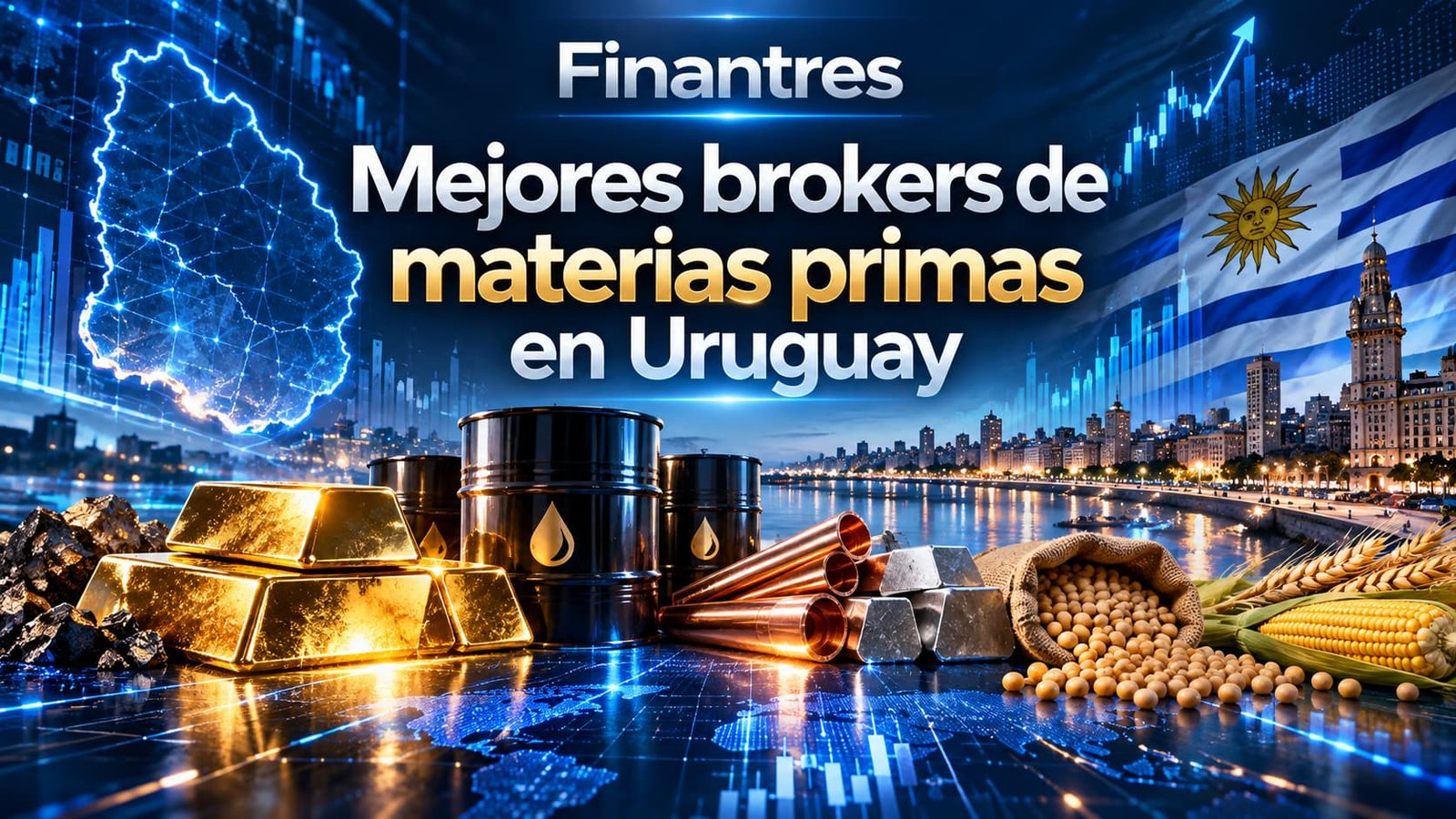 Mejores brokers de materias primas en Uruguay: 5 opciones para operar oro, petróleo y más