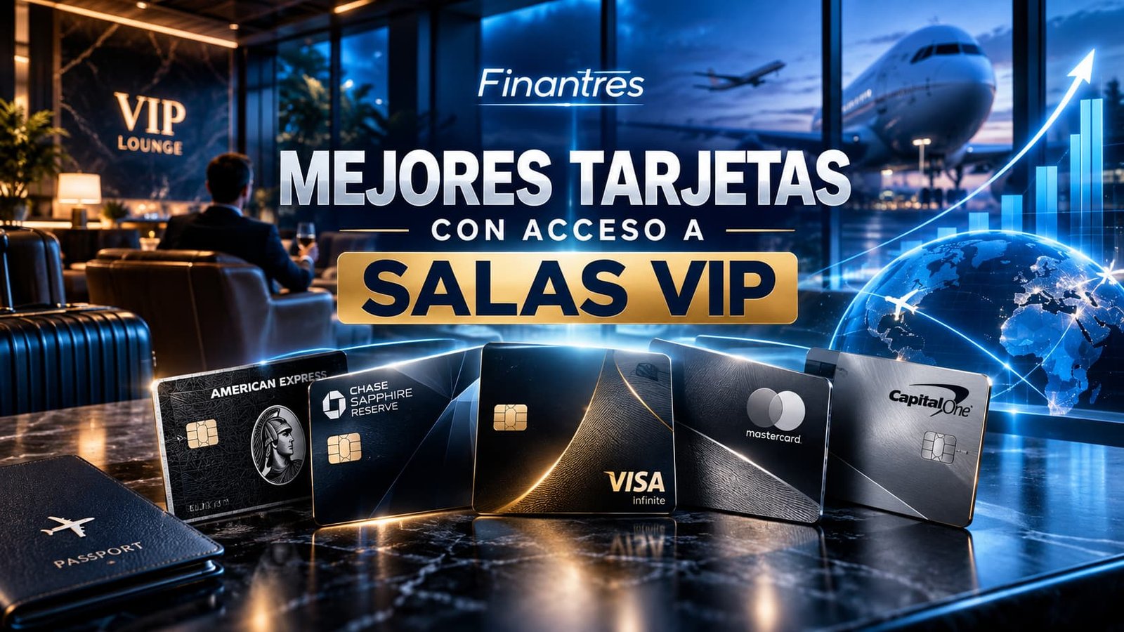 Mejores tarjetas con acceso a salas VIP