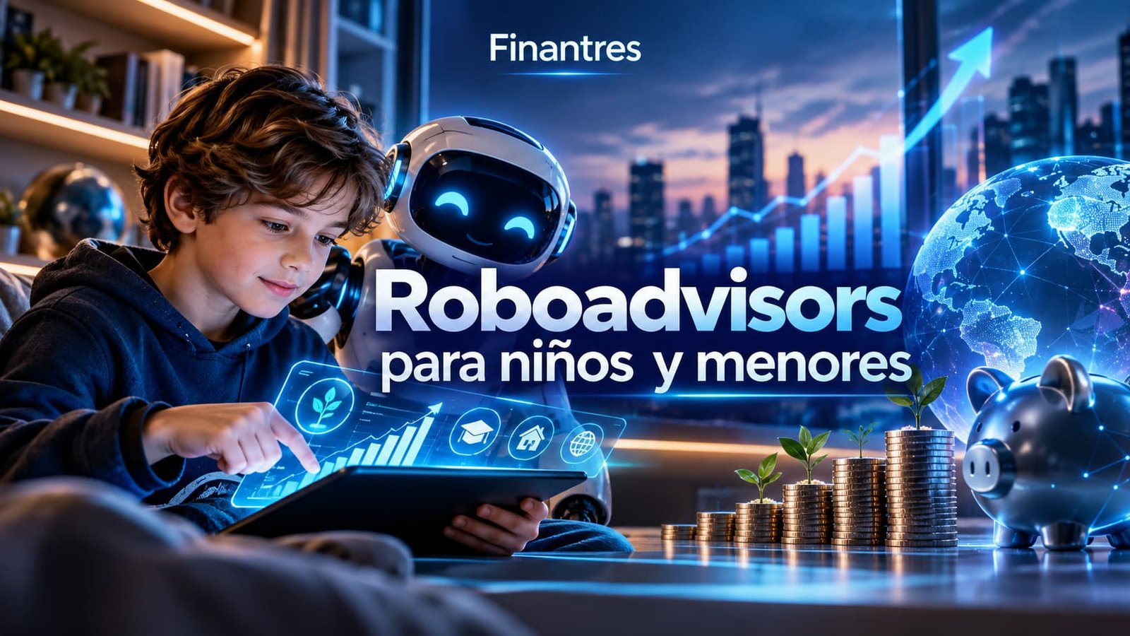 Roboadvisors para niños y menores: opciones y fiscalidad