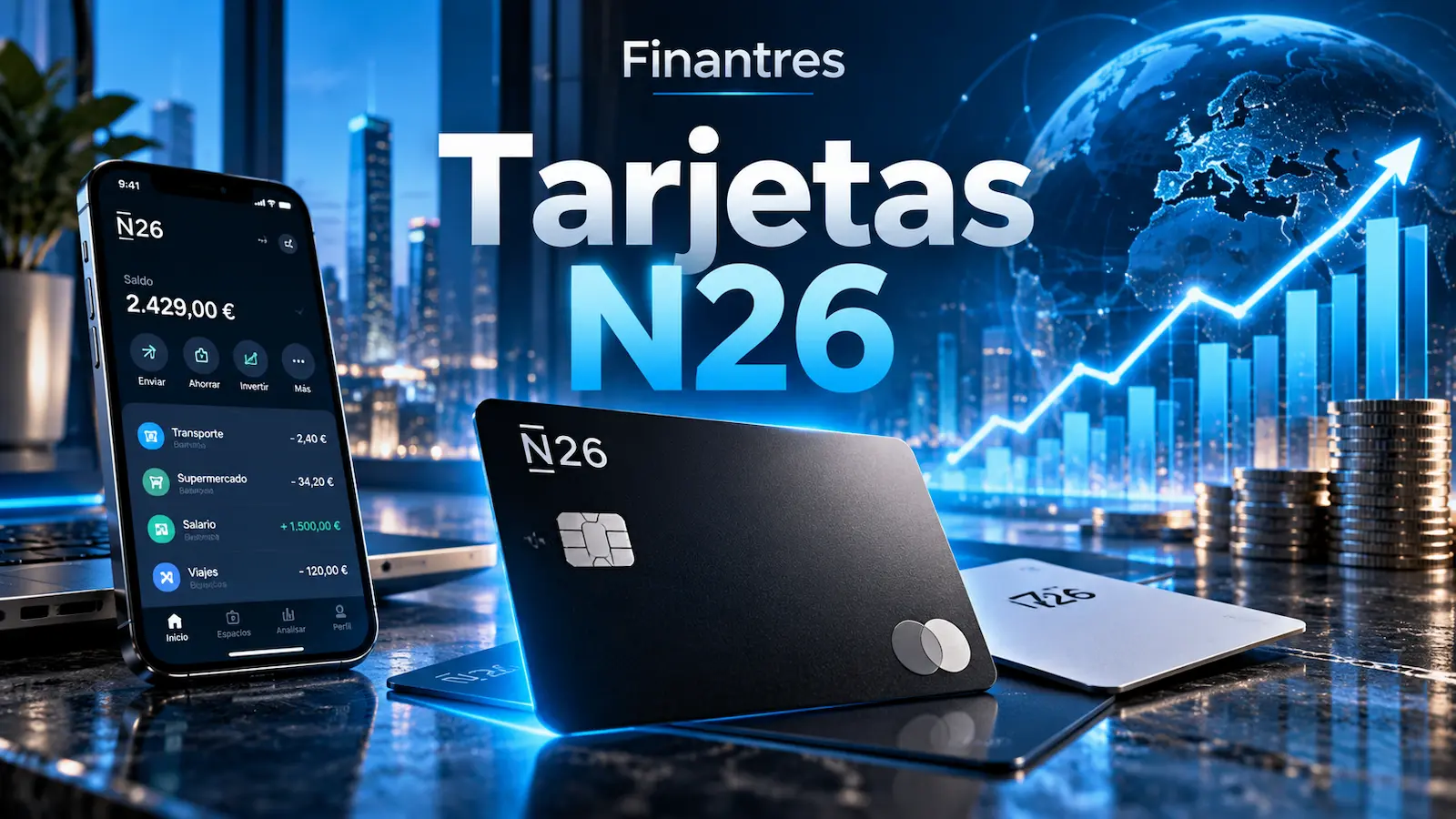 Tarjetas N26: tipos, comisiones y cuál elegir en España