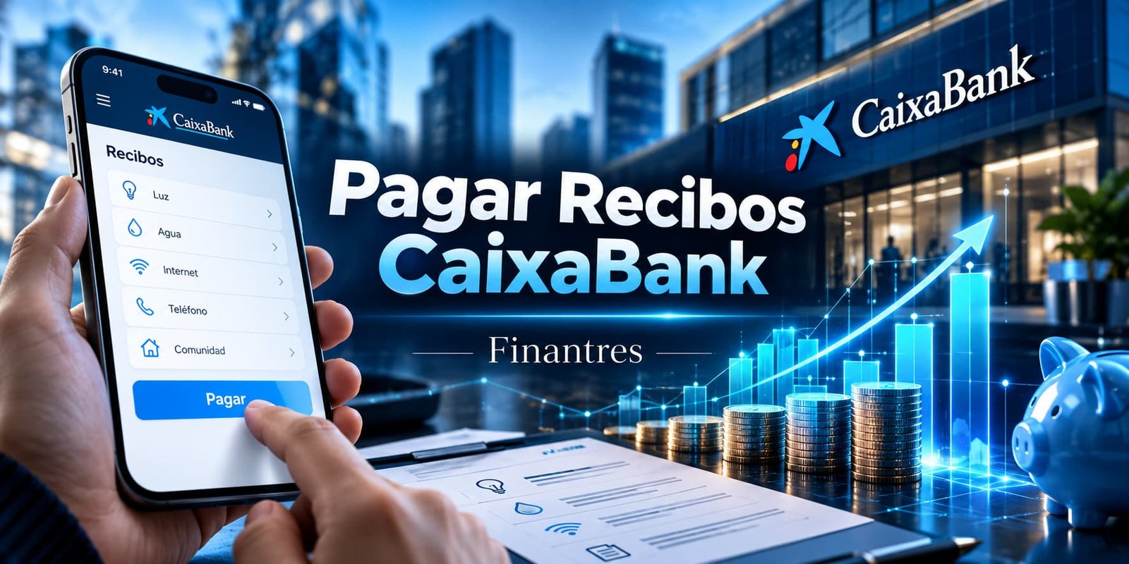 Cómo pagar recibos e impuestos en CaixaBank: online, cajero y oficina